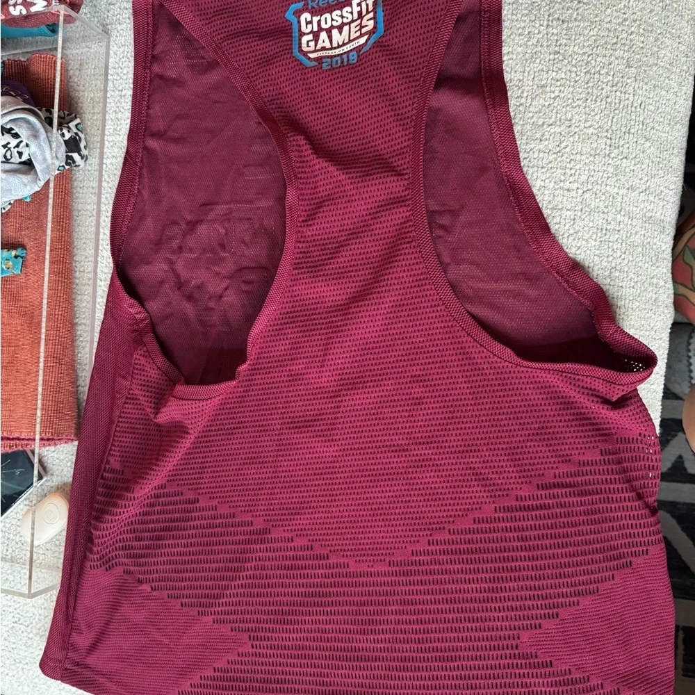 Reebok Maroon CrossFit Invictus Tank - Picture 2 of 2